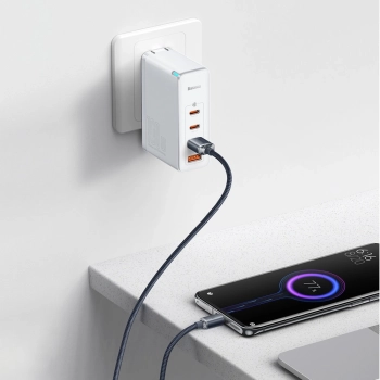 Kabel przewód do szybkiego ładowania i transferu danych USB USB-C 100W 2m czarny