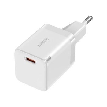 Szybka ładowarka sieciowa GaN3 do kabla USB-C 30W biały