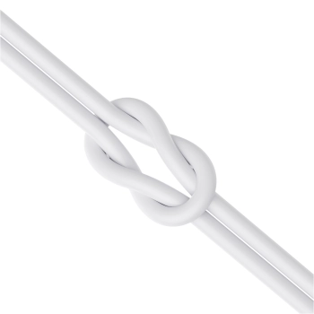 Słuchawki przewodowe douszne mini jack 3.5mm z pilotem sterowania białe