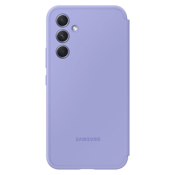 Etui pokrowiec z klapką okienkiem portfel na kartę Galaxy A54 5G Smart View Wallet niebieskie