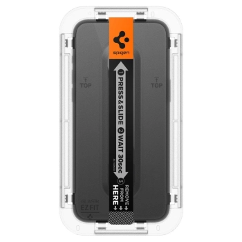 Szkło hartowane Glas.tR EZ Fit FC na iPhone 15 Pro czarne