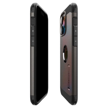 Etui Tough Armor MagSafe na iPhone 15 Pro metaliczny szary