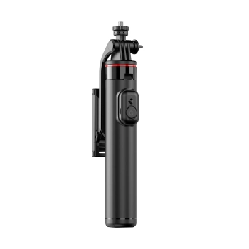 Selfie stick teleskopowy z pilotem stojak tripod na telefon 1.3m - czarny