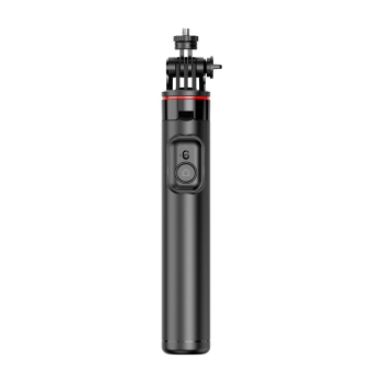 Selfie stick teleskopowy z pilotem stojak tripod na telefon 1.3m - czarny