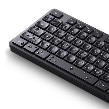 Klawiatura przewodowa z Num Lock do Windows MacOS iOS Linux 1.5 m - czarna