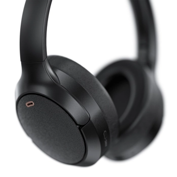Słuchawki nauszne H6 ANC bezprzewodowe Bluetooth 5.3 IPX4 - czarne