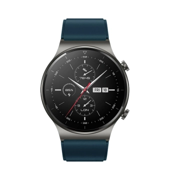 Pasek silikonowy do zegarka Huawei Watch GT 2/3/4/2 Pro/3 Pro/4 Pro/GT 2e 46mm - ciemnozielony