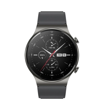 Pasek silikonowy do zegarka Huawei Watch GT 2/3/4/2 Pro/3 Pro/4 Pro/GT 2e 46mm - szary