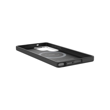 Etui silikonowe Spigen Enzo Aramid z ringiem MagFit do Samsung Galaxy S25 Ultra - czarne