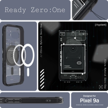 Etui case na Google Pixel 9A Zero One Ultra Hybrid Mag MagSafe - czarne