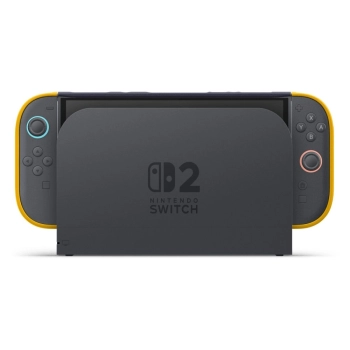 Etui pokrowiec na Nintendo Switch 2 z podstawką Nano Pop - granatowo-żółte