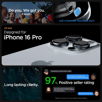 Etui plecki na iPhone 16 Pro Ultra Hybrid - niebieskie
