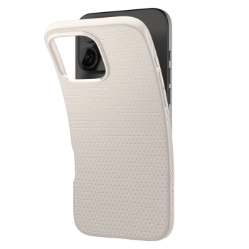 Etui case na iPhone 16 Pro Liquid Air - tytanowe