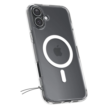 Etui plecki na iPhone 16 Plus Ultra Hybrid Mag z MagSafe - przezroczyste białe