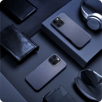 Etui case na iPhone 16 Pro Cyrill Kajuk Mag - niebieskie