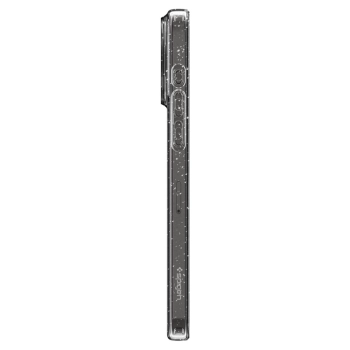 Etui pokrowiec na iPhone 15 Pro Max Liquid Crystal - przezroczysto brokatowe