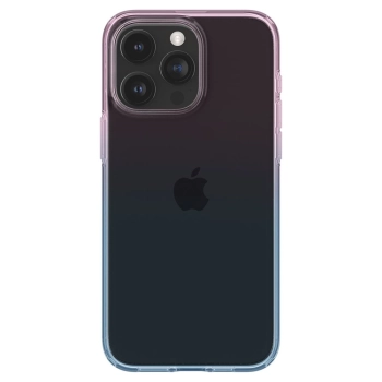 Etui case na iPhone 15 Pro Liquid Crystal - różowo niebieskie