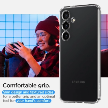 Etui plecki na Samsung Galaxy S24 Liquid Crystal - przezroczyste
