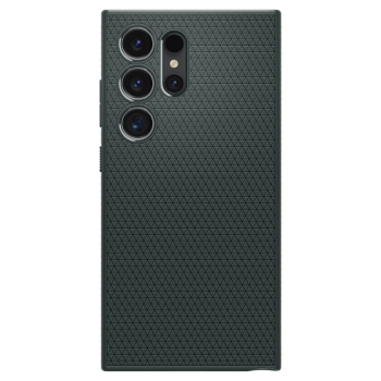 Etui ochronne na Samsung Galaxy S24 Ultra Liquid Air - ciemnozielone