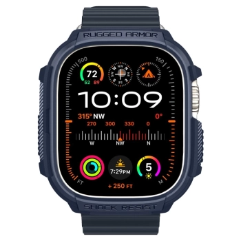 Etui ochronne na Apple Watch Ultra 1 / 2 Rugged Armor 49 mm - granatowe