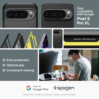 Etui ochronne na Google Pixel 9 Pro XL Tough Armor - czarne