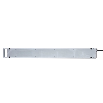 Listwa antyprzepięciowa Super-Solid 8 gniazd 2.5m 13.500A - srebrna