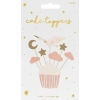 Dekoracje do muffinek babeczek - Bocian 11cm-12cm 7 sztuk