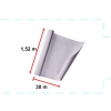 Folia okleina rolka aluminium imitująca stal metalic szczotkowana srebrna 1,52x30m