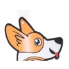 Tarcza Dart z rzutkami piłkami na rzep corgi