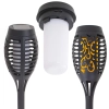 Lampy solarne ogrodowe pochodnie 12LED 4szt.