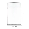 Moskitiera siatka magnetyczna LUARO na drzwi solidna mocny magnes 100x210cm