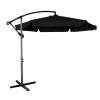 Parasol ogrodowy duży składany z wysięgnikiem 290cm czarny