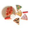 Pizza drewniany zestaw do zabawy z akcesoriami 20cm
