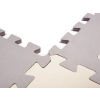 Mata edukacyjna piankowa puzzle kojec szara ecru 30 x 30 cm 36 elementów
