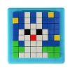 Układanka kreatywna logiczna klocki puzzle mozaika 175 elementów