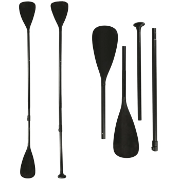 Deska SUP pompowana do pływania z siedzeniem akcesoriami wiosło zestaw żółta 350 cm