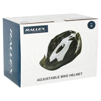 RALLEX Kask rowerowy damski męski regulowany 58-61