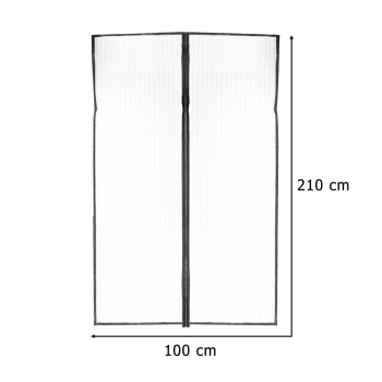 Moskitiera siatka magnetyczna LUARO na drzwi solidna mocny magnes 100x210cm