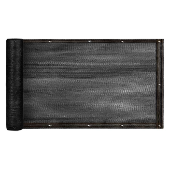 Osłona balkonowa LUARO mata maskująca siatka cieniująca na balkon taras 150g/m2 105x700cm UV + Trytytki