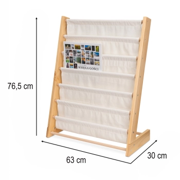 Regał na książki dla dzieci stojak półka 79cm