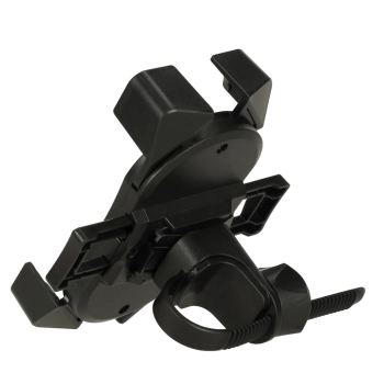 Uchwyt rowerowy motocyklowy na telefon czarny stabilny