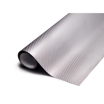 Folia rolka Carbon 4D srebrna 1,52x30m 9086