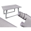 Folia okleina rolka aluminium imitująca metal metalic szczotkowana szara 1,52x30m