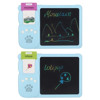 Czytnik do fiszek nauka angielskiego znikopis niebieski