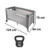 Łóżeczko dziecięce turystyczne składane z materacem max. 15kg