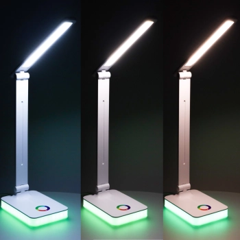 Lampka na biurko biurkowa LED USB dotykowa podświetlana RGB regulacja światła