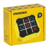 Kółko krzyżyk gra elektroniczna logiczna tic tac toe konsola przenośna żółta