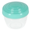 Lunch box śniadaniówka pudełko śniadaniowe z przegródkami dzielone 2200ml miętowe