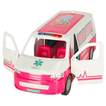 Karetka pogotowia ambulans mobilny szpital lalka akcesoria