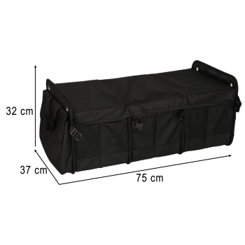 Organizer do bagażnika kufer do samochodu z chłodzeniem i XXL 37x75x32cm